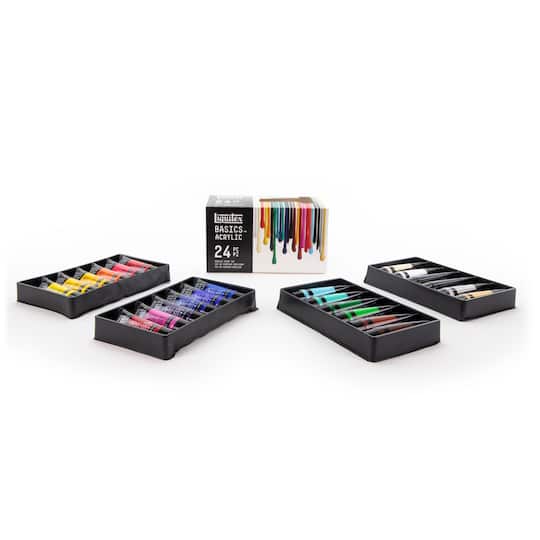 Michaels, Liquitex® BASICS® Acrylic 24 Color Paint Set – Category: Acrylic Paint Sets